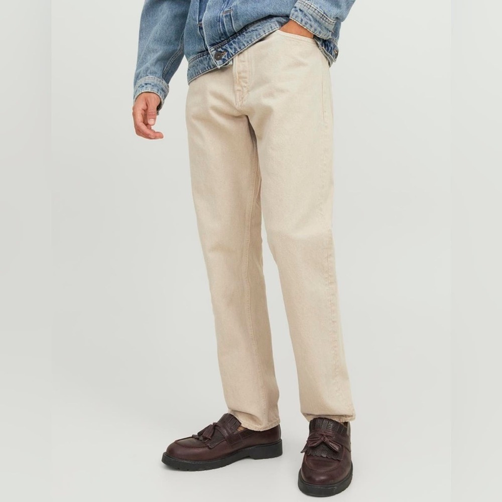Vintage Thomas Burberry Mid Rise Khaki Denim Jeans